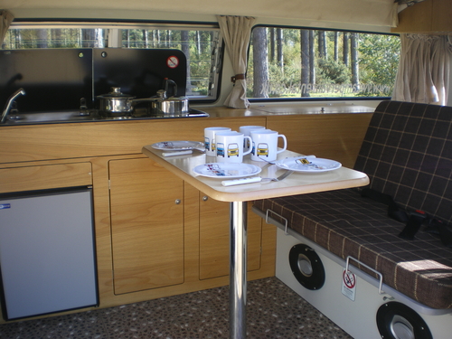 Enjoy a picnic in Tinkerbell the Camper Van